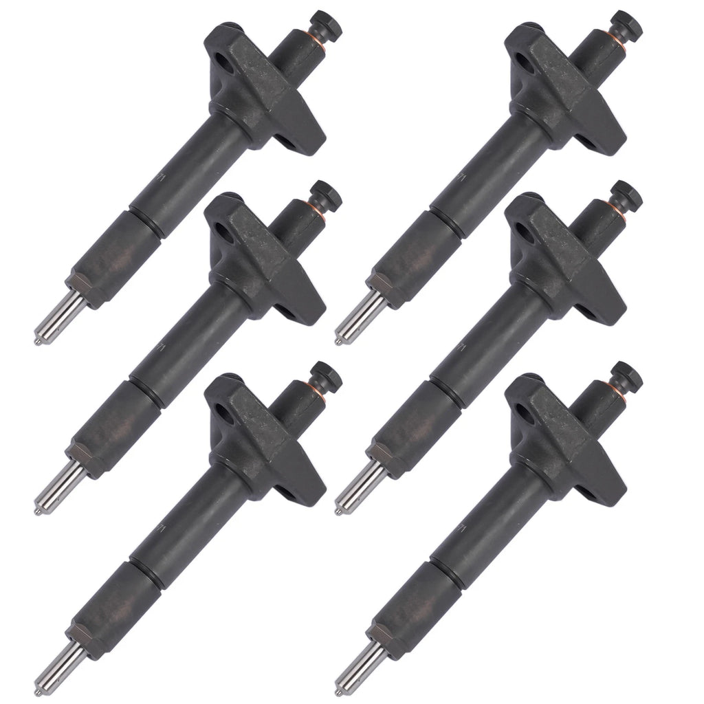 Set of 6 Fuel Injectors for Toyota Forklift (8F, 7F, 13Z, 2Z)