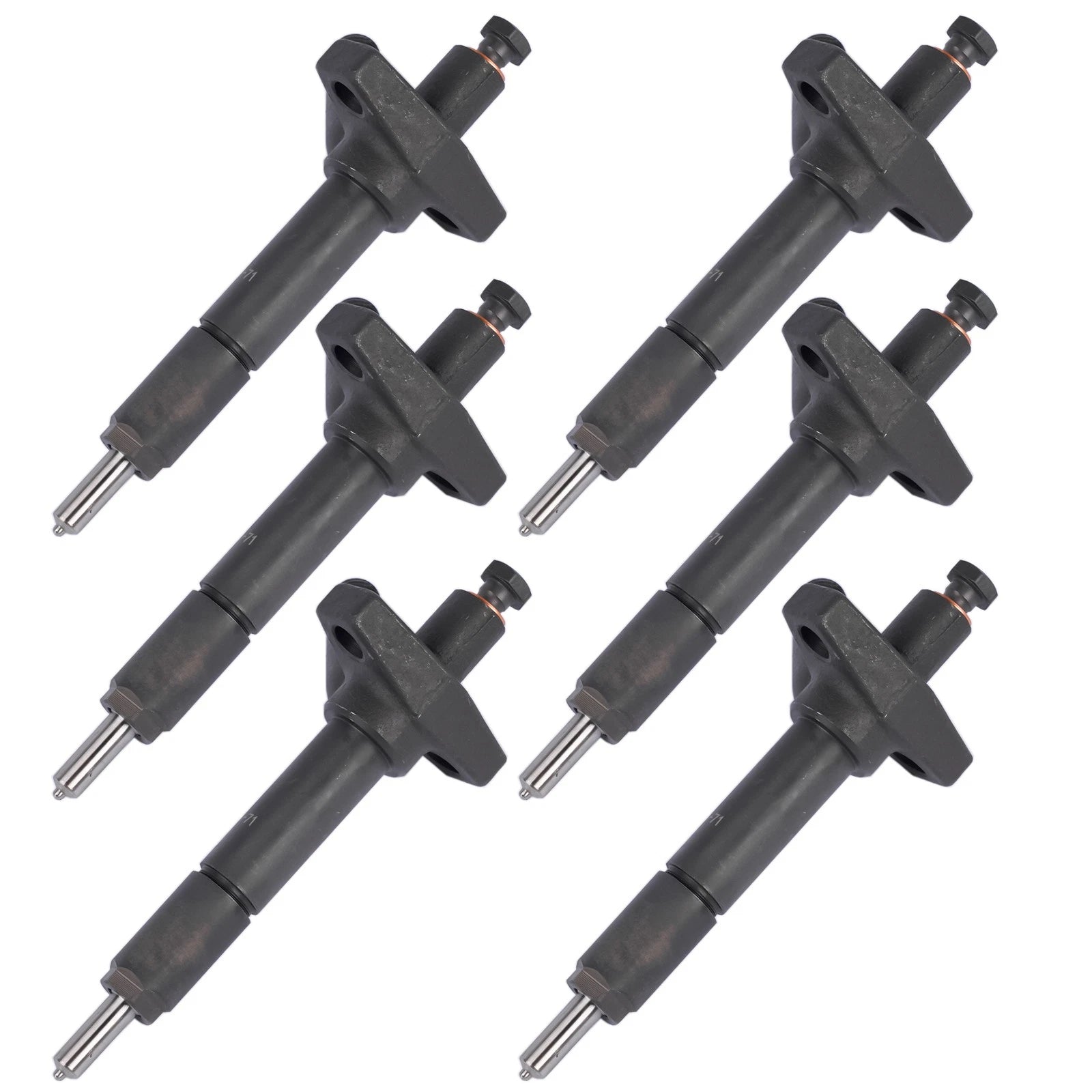 Set of 6 Fuel Injectors for Toyota Forklift (8F, 7F, 13Z, 2Z)
