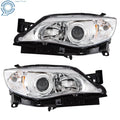 Set of 2 Halogen Headlights for Subaru Impreza (2008–2011)