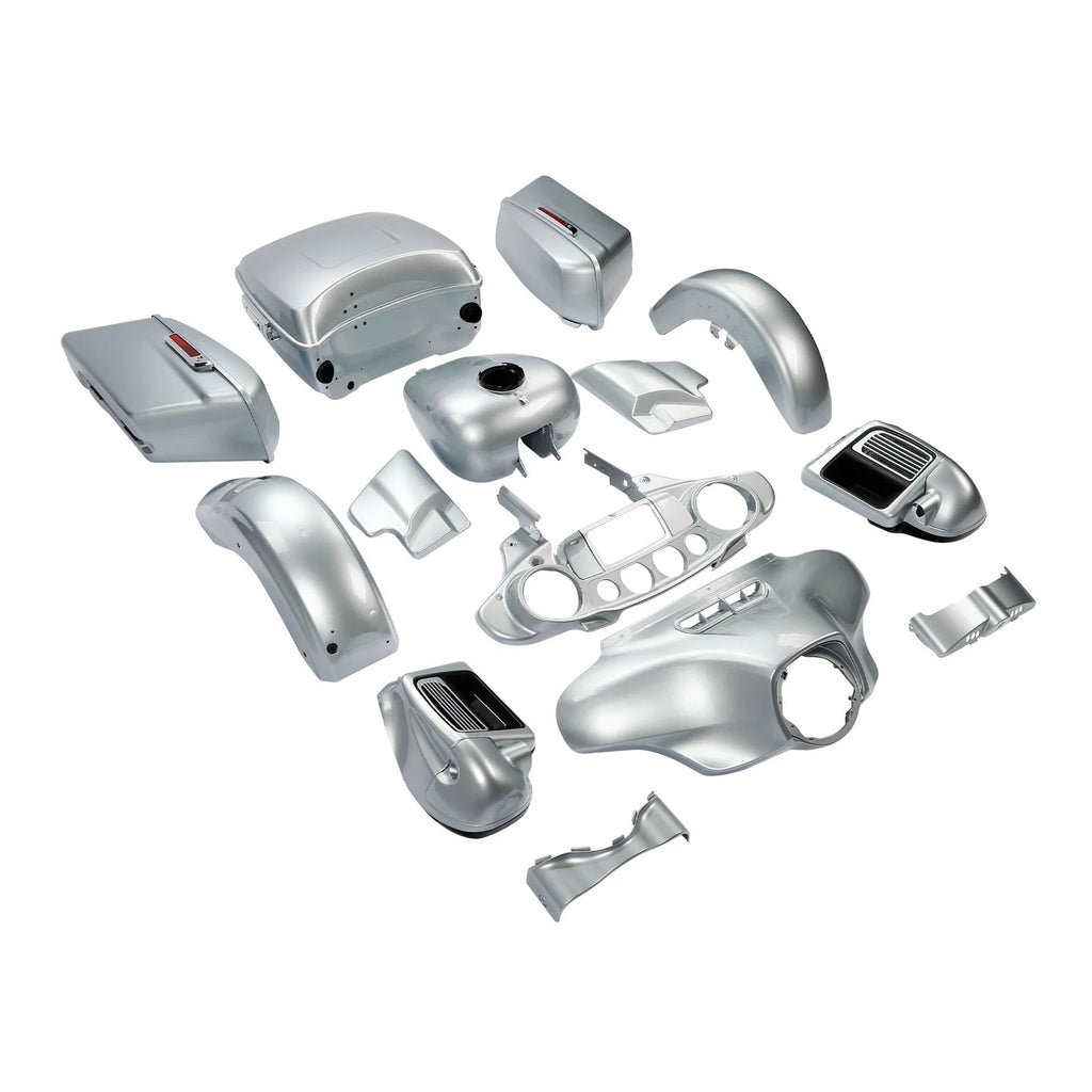 Fairings Body Work Kit for Harley Electra Glide (2014–2024) Barracuda Silver