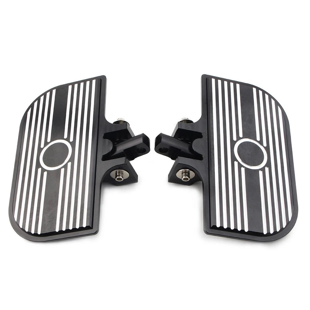 2X Mount Passenger Floorboards Pedal Pads for Harley Sportster XL D
