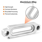 4.8" Silver Hawse Fairlead for ATV UTV Winch Synthetic Rope