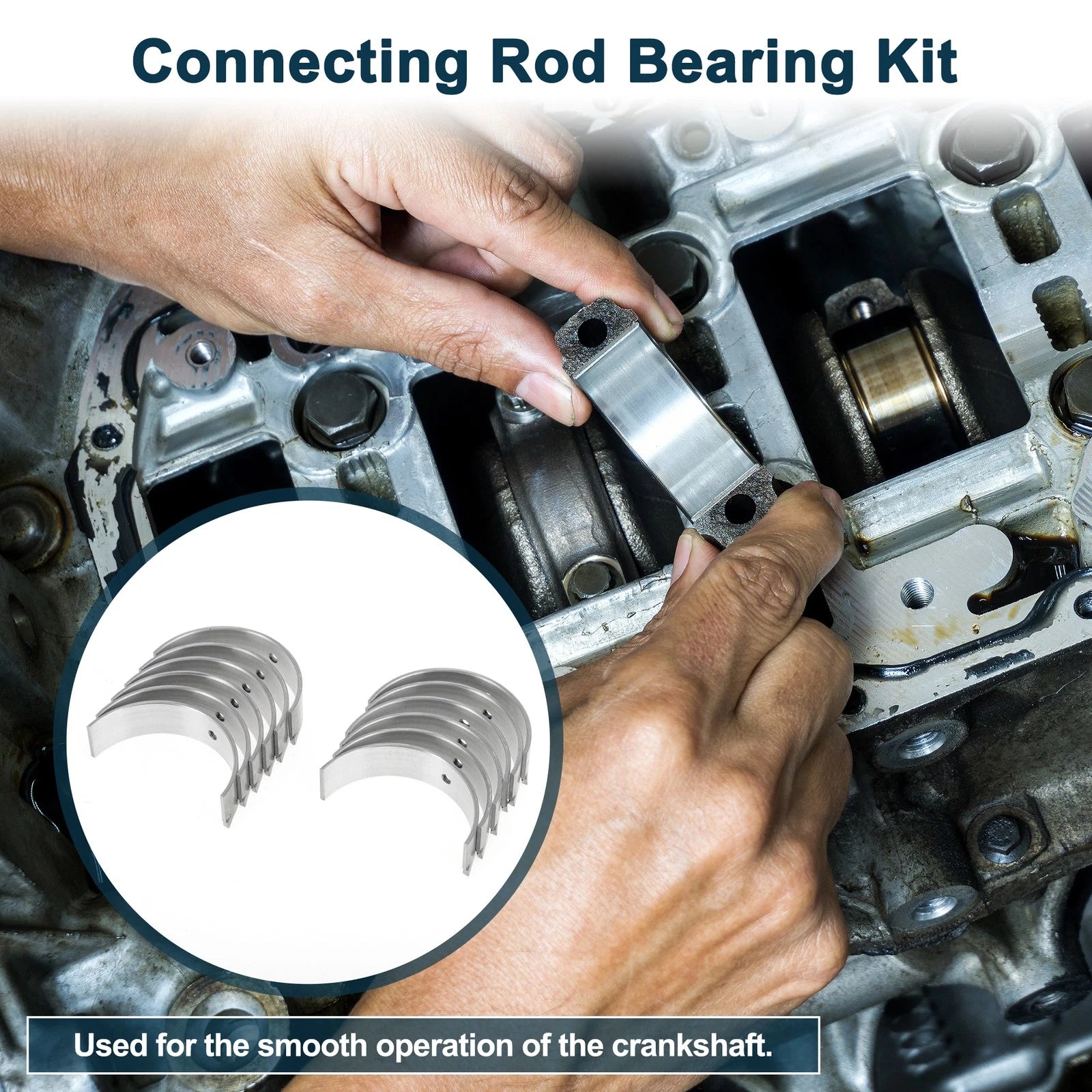 Connecting Rod Bearing Set No.MD105277 for Dodge Caravan 
