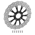 1PC Front Brake Rotor Disc for Harley-Davidson Touring (2008–2019) Black