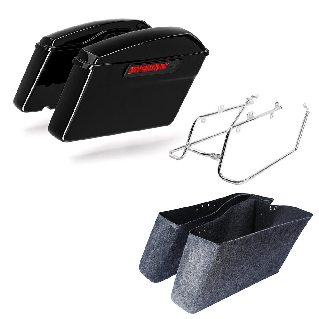 Hard Saddlebags Conversion Bracket for Harley Low Rider, Street Bob (2008–2017)