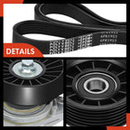 3x Serpentine Belt Drive Component Kit for Camaro (1993-1995)