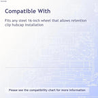 Wheel Trim Rings 1 1/2 Inch Deep Chrome Set for Chevrolet Silverado (1999–2006)