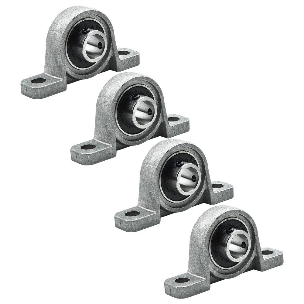 4X KP08 Block Bearing Mounted Pillow Bearing for Guide Shaft