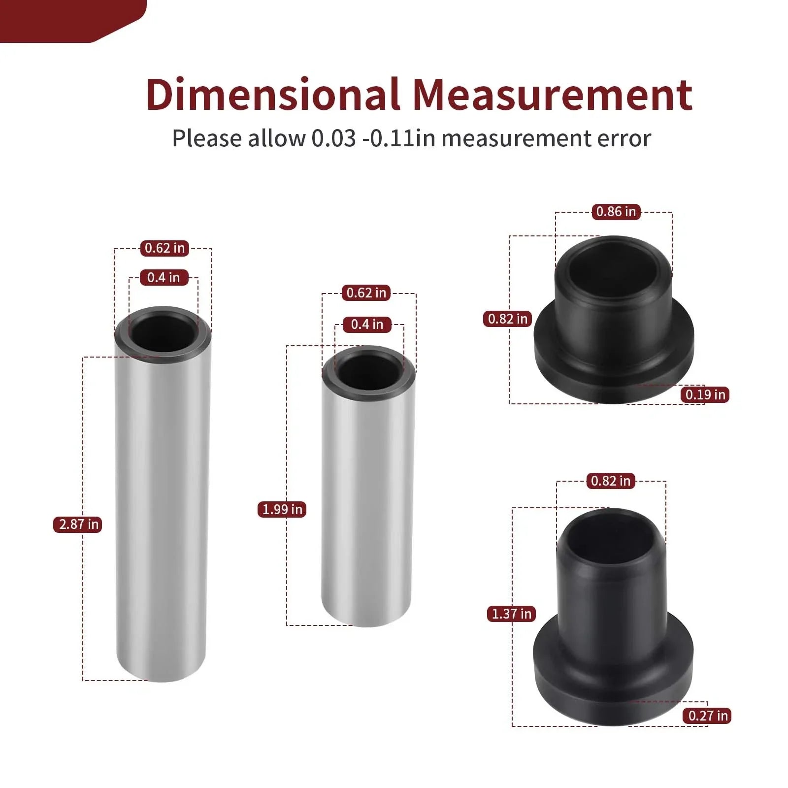 Rear Suspension A-Arm Bushings for Arctic Cat (2008–2015)