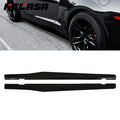 Side Skirts Extension for Chevy Camaro SS LS LT (2010–2015) Gloss Black