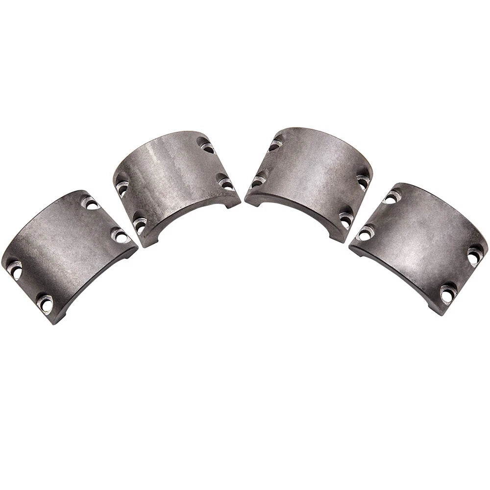 Set of 4 Steel Tube Clamps for Roll Cage Mounts (1.75")