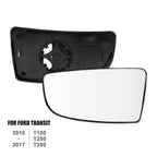 Left Side Mirror Glass w/ Backing Plate for Ford Transit T150 T250 T350 (2015–2020)