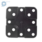 10 Pack Square Black Nursery Pots for Plants (2 Gallon)