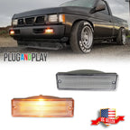 Clear Front Bumper Signal Light for Nissan D21 Pathfinder (1988–1995)