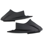 1 Pair Black Side Air Duct Cover Fairing Insert for Yamaha YZF R6 (2003–2005)