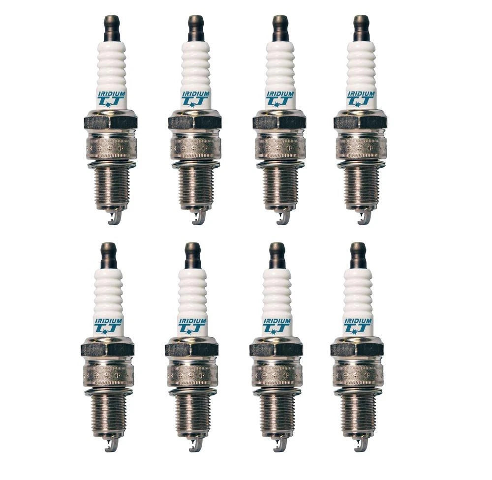 Set of 8 Denso Iridium TT Spark Plugs (Gap 0.040) for