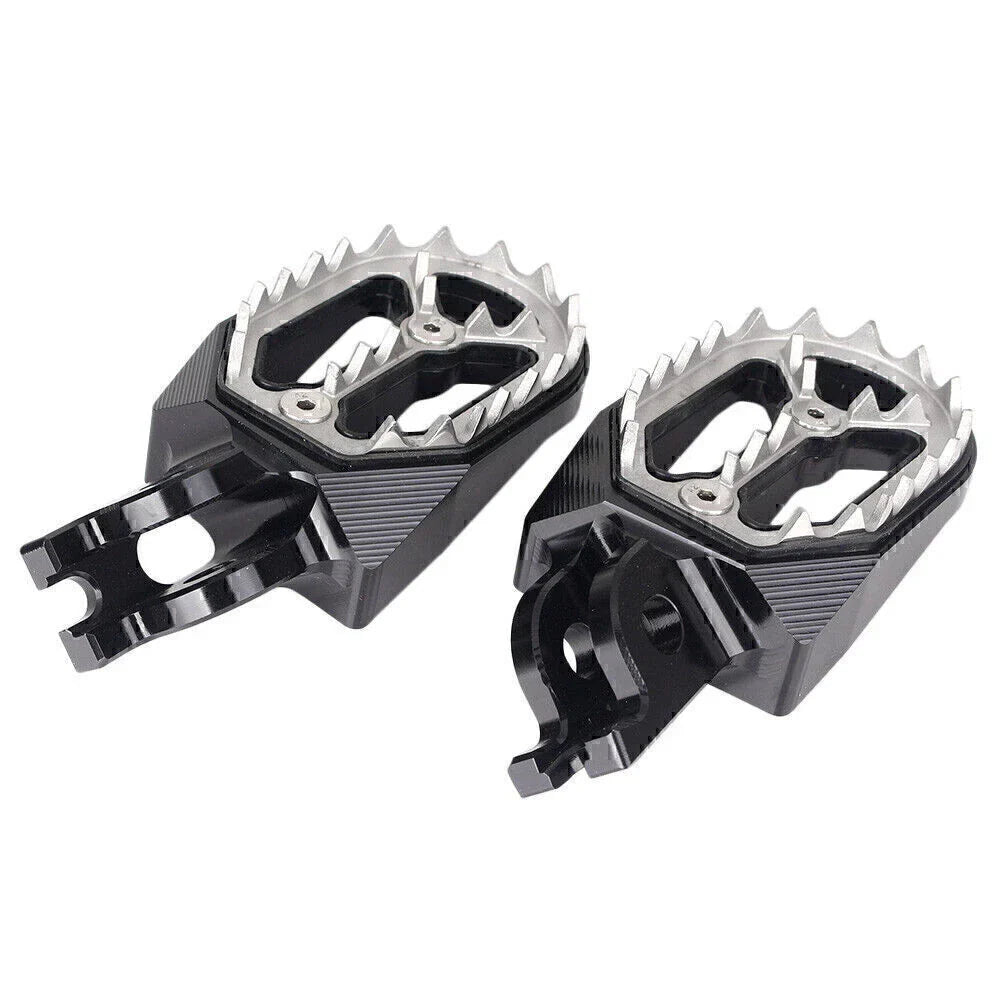 Black Shark Teeth Racing Foot Pegs for Kawasaki KX250 KX450 (2008-2015)