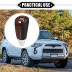 Automatic Gear Shift Knob for Toyota Land Cruiser (2008–2021) Drilled Wood Grain