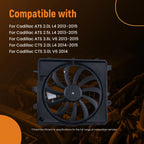 Cooling Fan Assembly 23190331 for Cadillac CTS 2.0L 3.0L 3.6L (2014–2015)