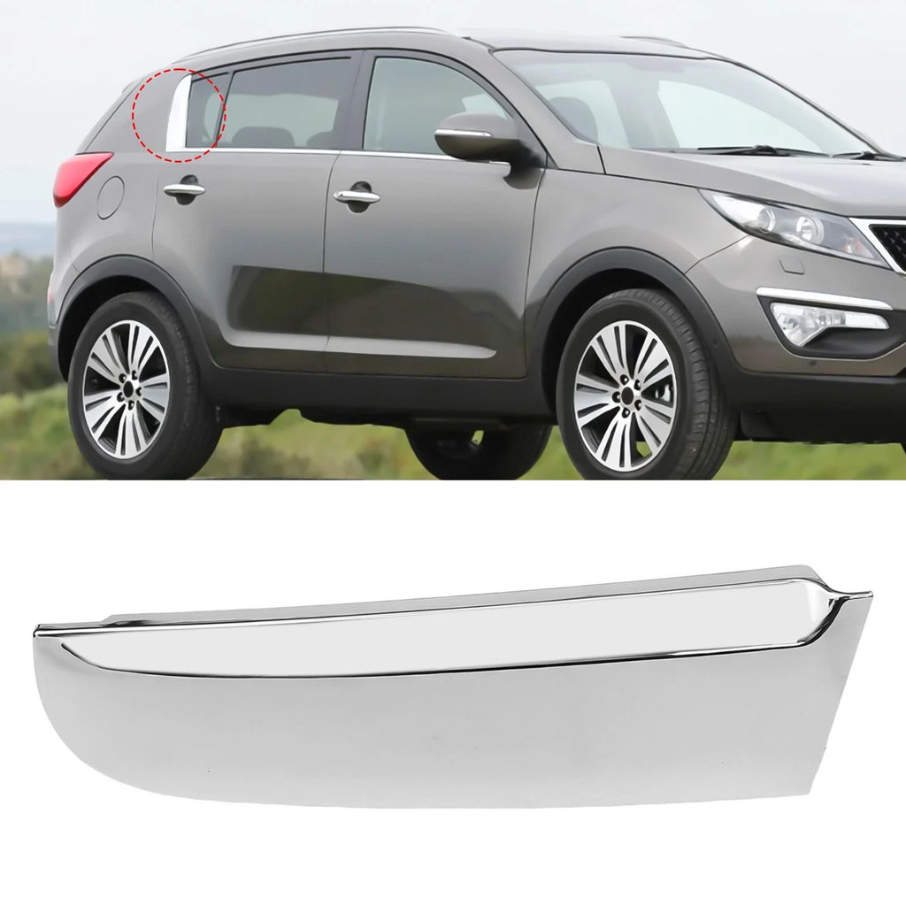 Right Rear C Pillar Moldings for Kia Sportage - Silver