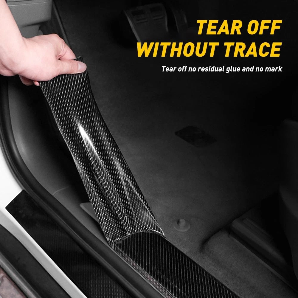 5D Matte Black Carbon Fiber Vinyl Wrap for Automotive Use (10ft)