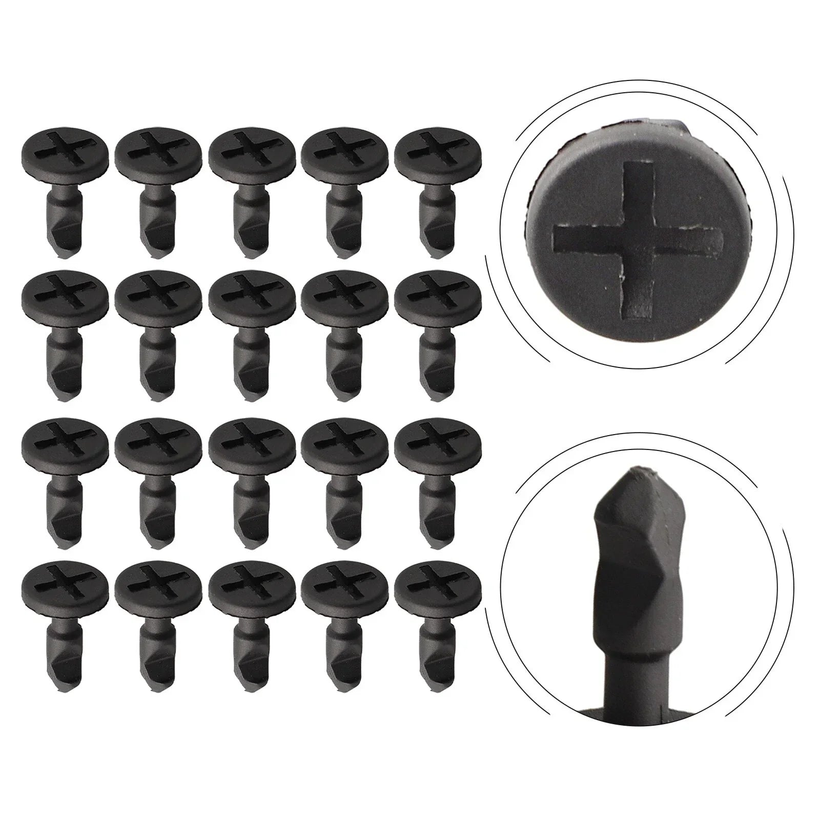 Engine Compartment Panel Clips / Set of 20 for Cayenne Porsche