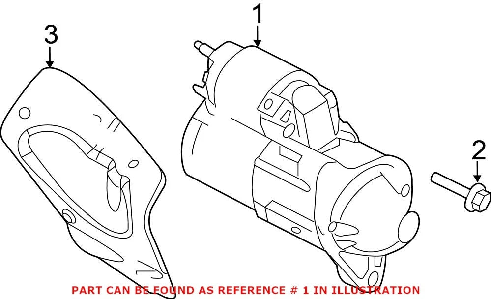 Starter Motor for Dodge Durango (OEM)
