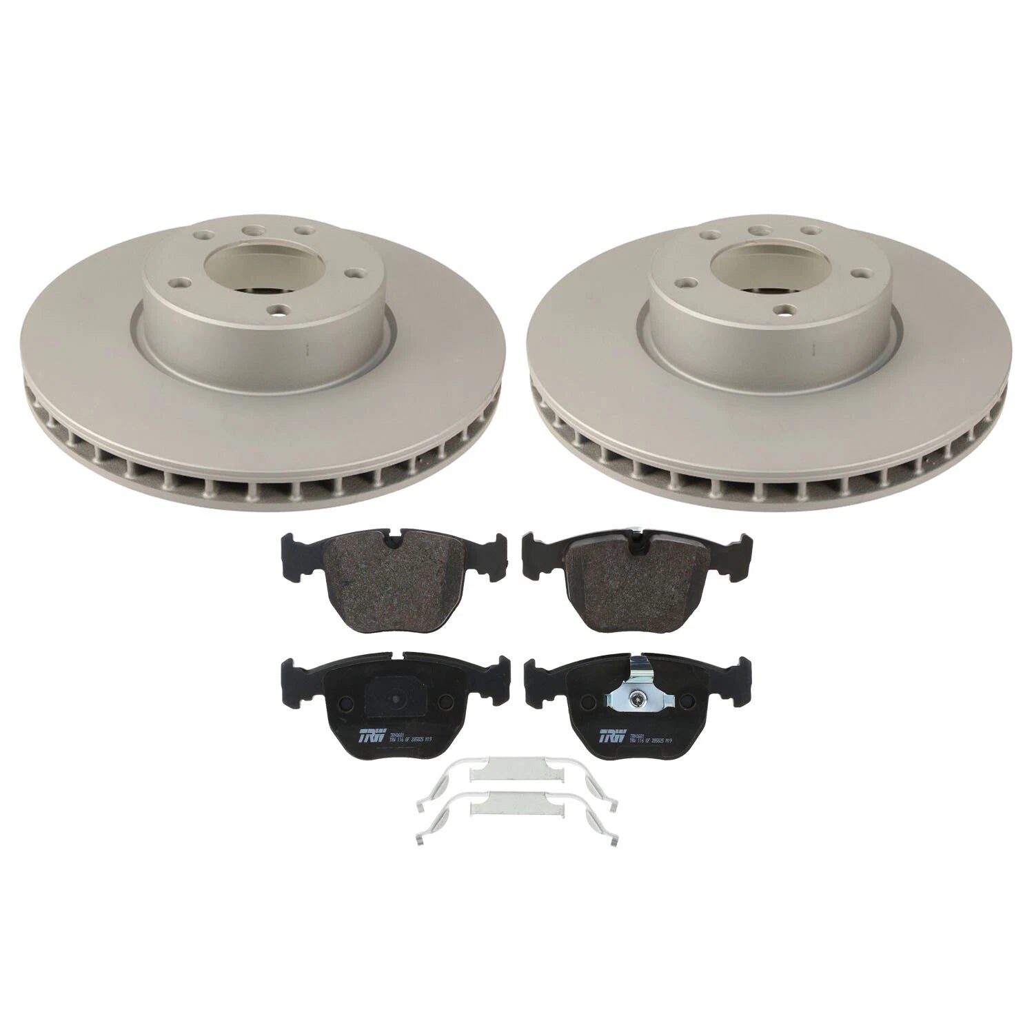 Front Brake Kit with 324mm Rotors & TRW Pads for BMW E39 530i 540i (1997–2003)