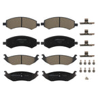 Front & Rear Ceramic Brake Pads Kit for Dodge Durango (2007–2009) P-1084 P-967