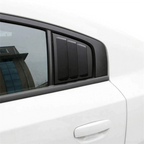 Glossy Black Side Window Vent Louver Covers for Dodge Charger (2011-2021)