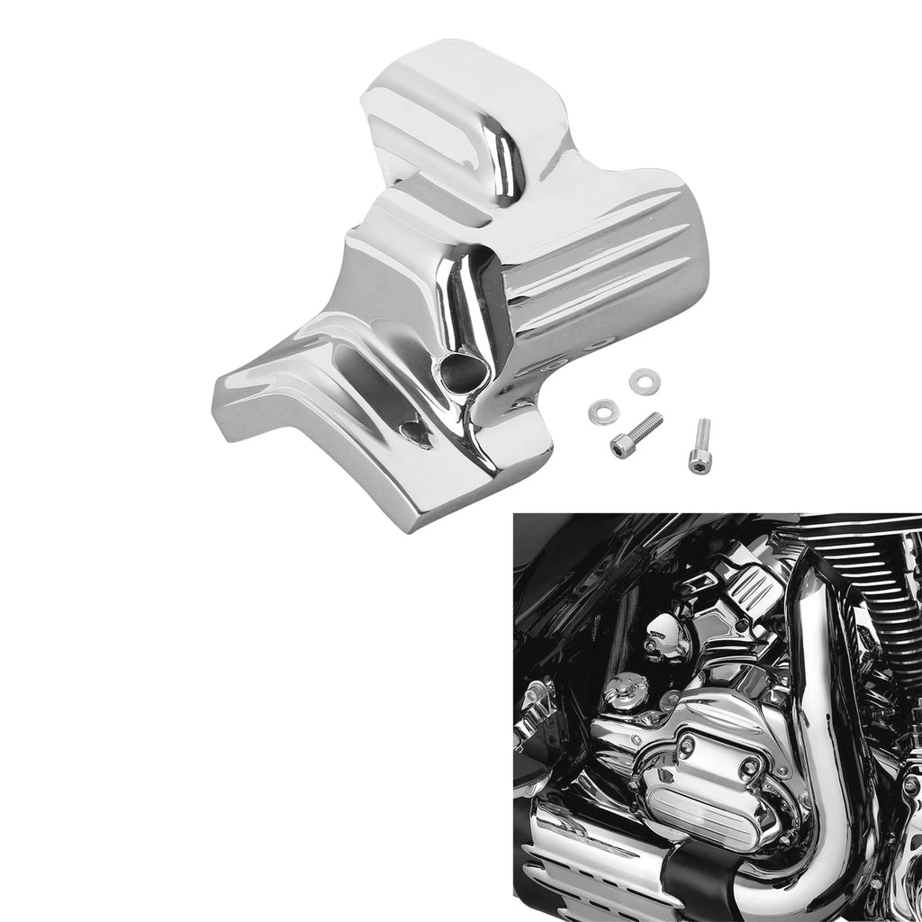 Chrome Starter Cover for Harley Touring Road King Street Electra Glide (2007–2016)