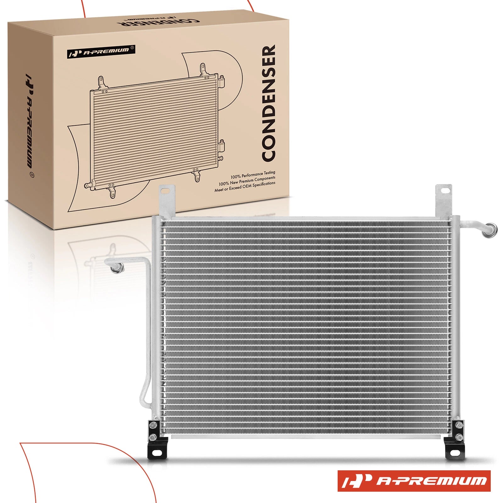 A/C Condenser with Bracket for Ford Ranger Explorer (1993–2011)