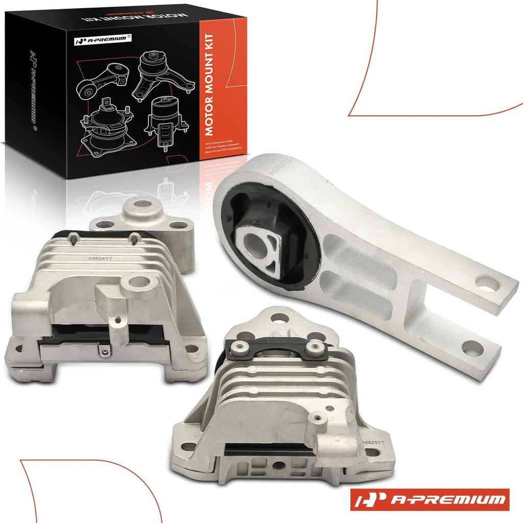 3X Engine Motor & Transmission Mount for Jeep Cherokee (2014–2017)