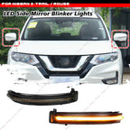 Smoked Dynamic Mirror Turn Signal Light for Nissan Pathfinder (2017–2020)