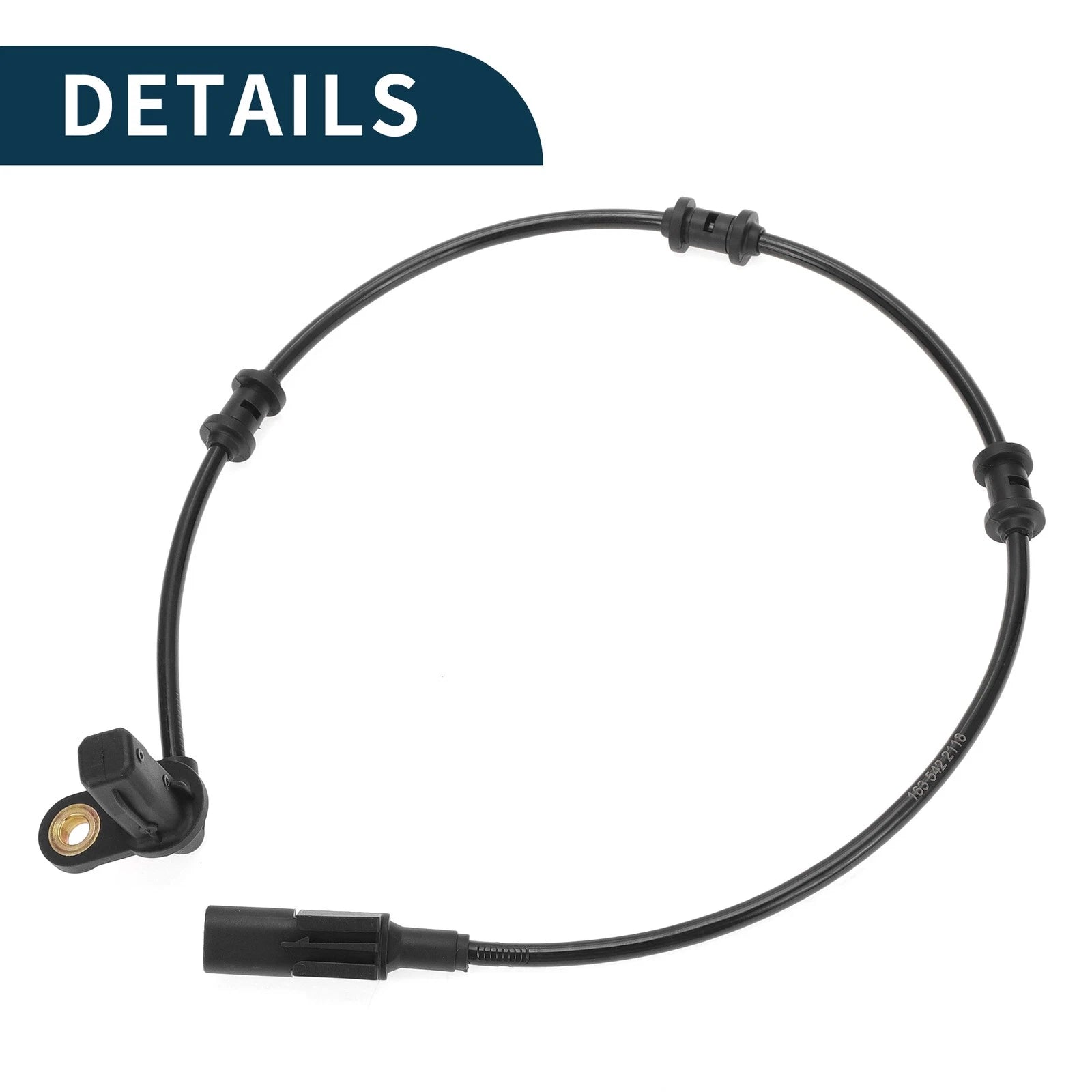 2 Pcs Rear Right ABS Wheel Speed Sensor for Mercedes-Benz ML350 (2006–2011) No.A1635422118