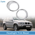 2X Headlight Trim Bezel for BMW X5 (2014–2018)