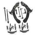 Wheel Hub & Suspension Control Arm Ball Joint Kit for Chevy Pontiac Cobalt G5 (2005–2010)