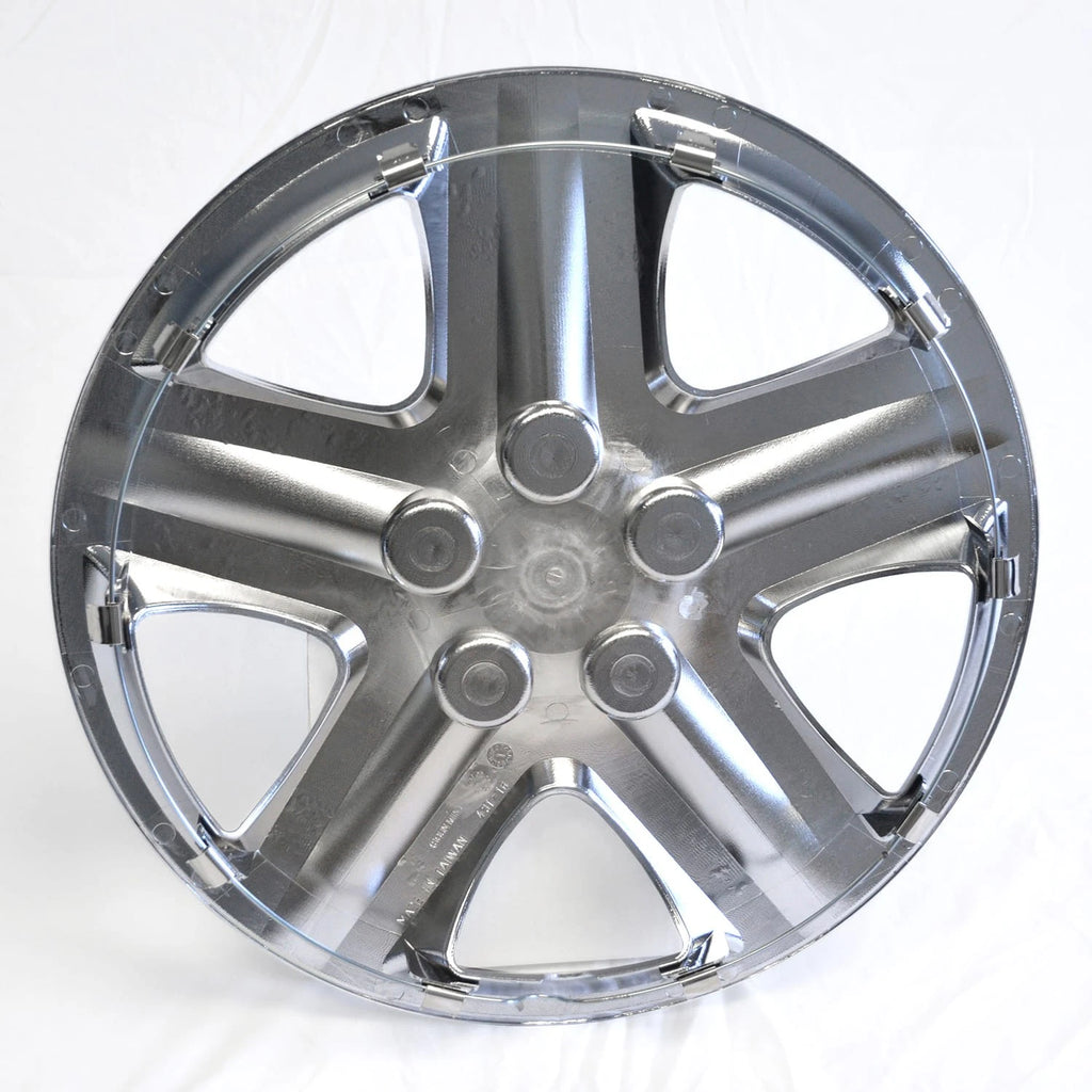 Wheel Cover Hubcaps 5 Spoke Spring Steel Chrome for Ford (2005–2018)