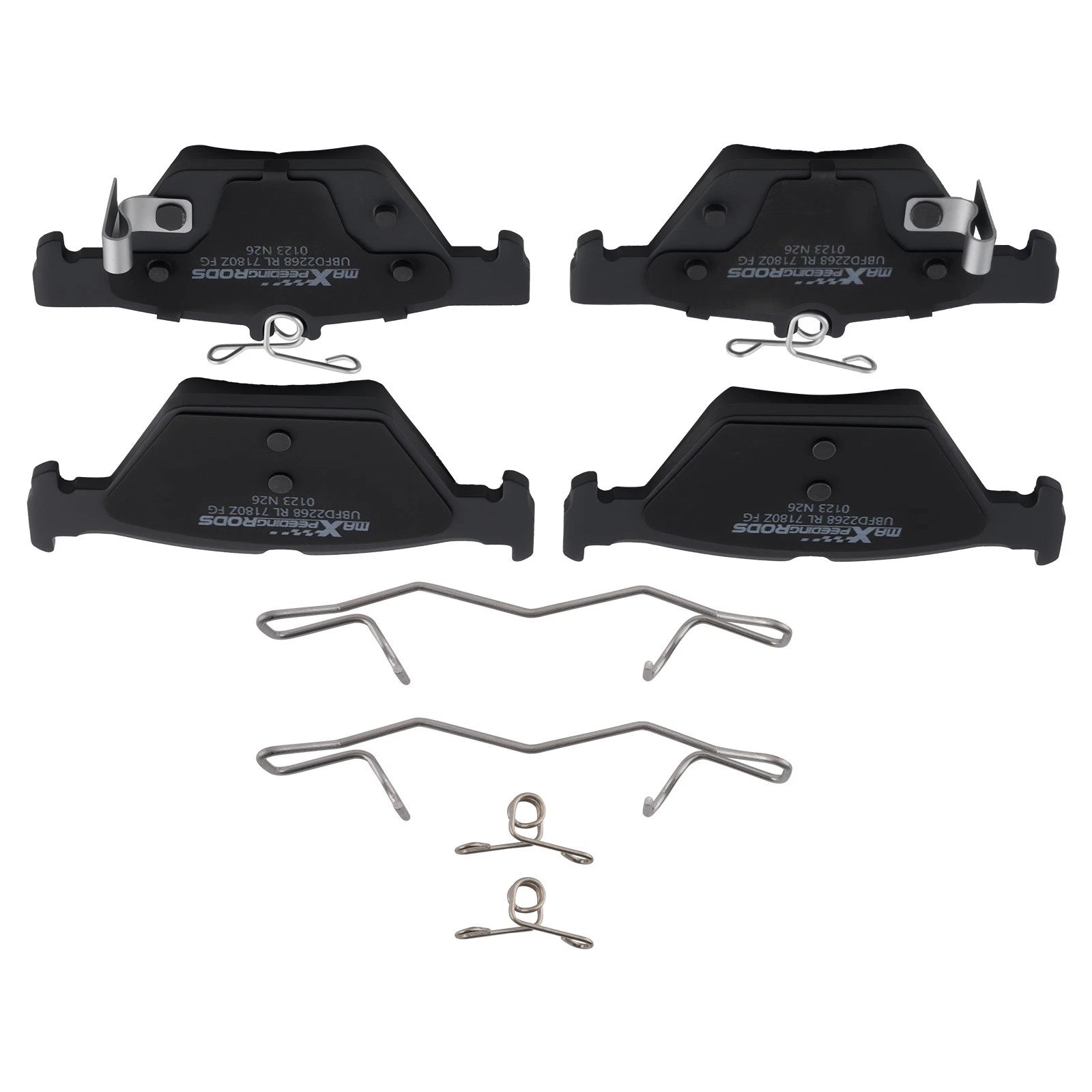 Set of 4 Rear Ceramic Brake Pads for Subaru Ascent Crosstrek Forester Outback