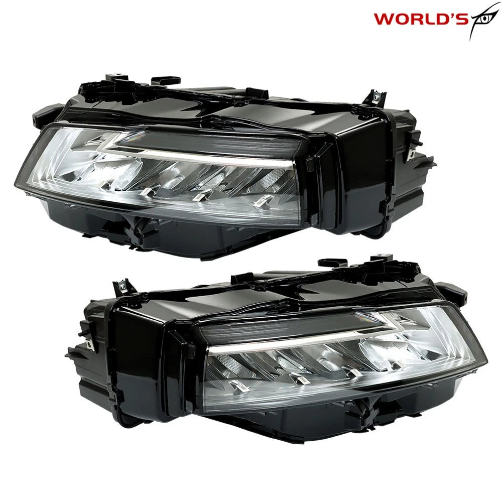 Set of 2 LED Headlights for Nissan Rogue SL/SV (2021–2023) Chrome Housing