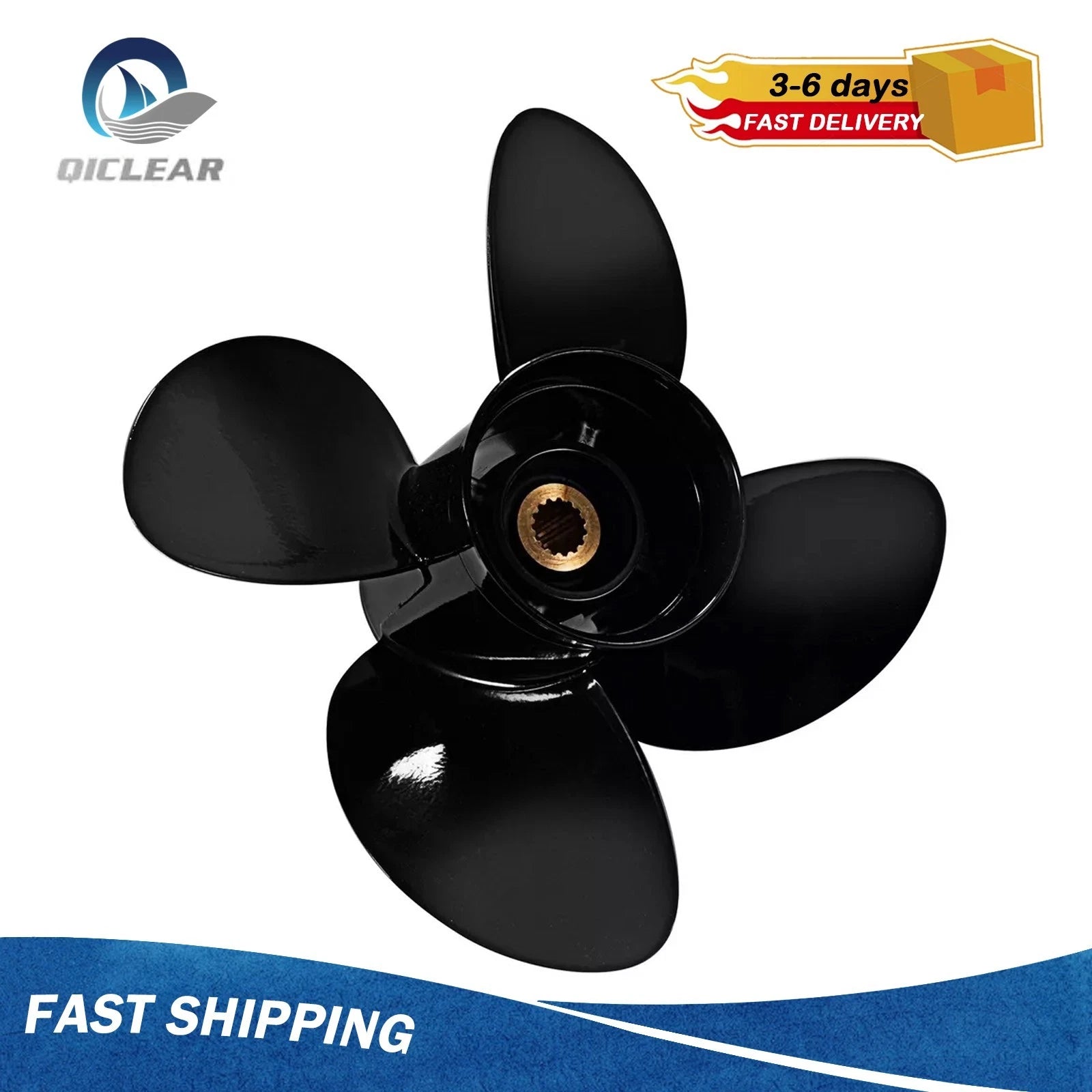 14 x 21 Boat Propeller for Yamaha Engines (150-300HP, 15 Spline, RH)