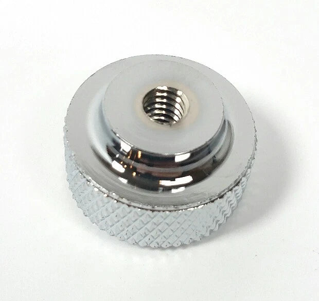 Air Cleaner Wing Nut Chrome Knurled Round 1/4-20 for Universal Fit (All)