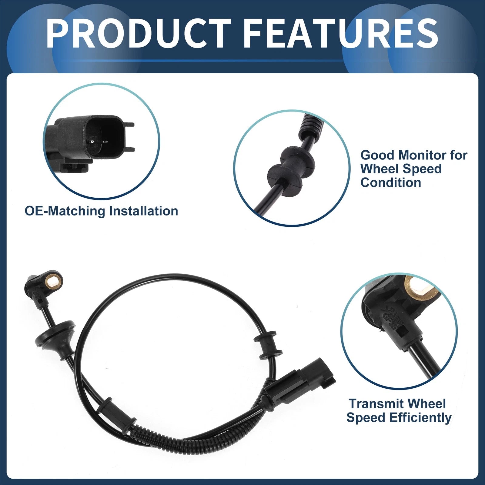 ABS Wheel Speed Sensor No.BL1Z2C190A for Ford Expedition (2011–2017) Rear