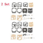 Set of 2 Carb Rebuild Kits for Walbro K20-WAT WA WT (Echo Husqvarna Stihl)