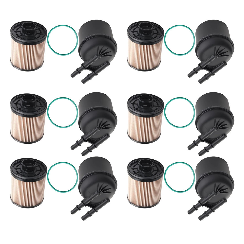 6X Diesel Fuel Filters for Ford F250 F350 F450 F550 Super Duty 6.7L (2011–2016)