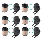 6X Diesel Fuel Filters for Ford F250 F350 F450 F550 Super Duty 6.7L (2011–2016)