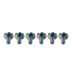 6 x M5x15mm Titanium Bolts Truss Torx Screws for Bike Motorcycle