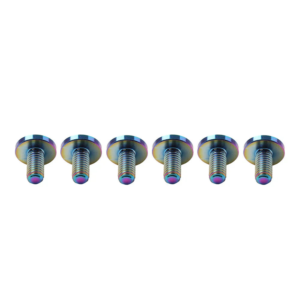 6 x M5x15mm Titanium Bolts Truss Torx Screws for Bike Motorcycle