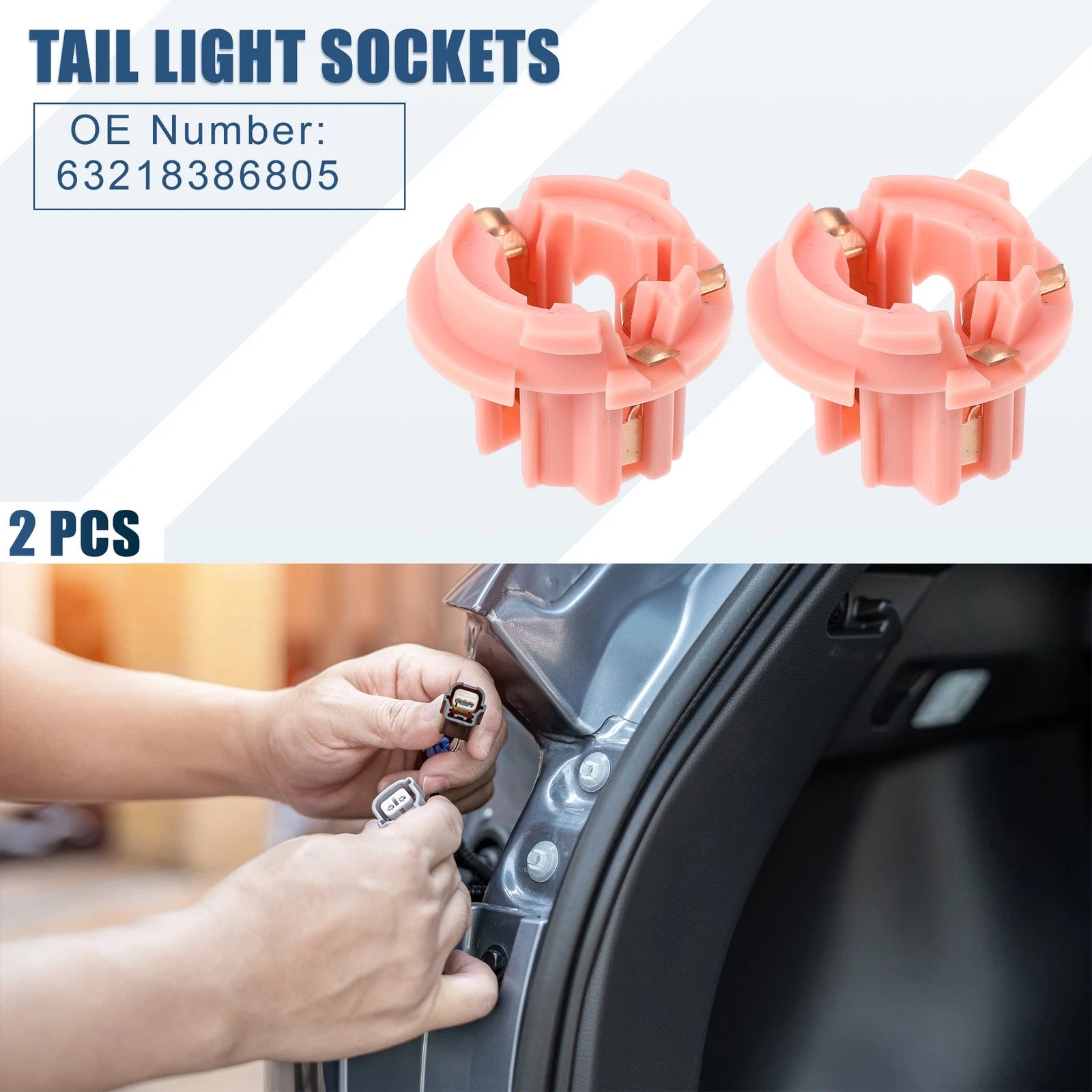 Set of 2 Tail Light Sockets for BMW E53 (2000–2006)