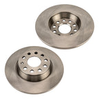 2x Rear Solid Brake Rotors for VW Passat Jetta (2006–2008)